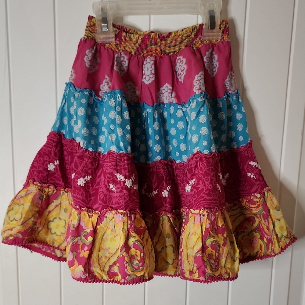 Colorful Tiered Skirt